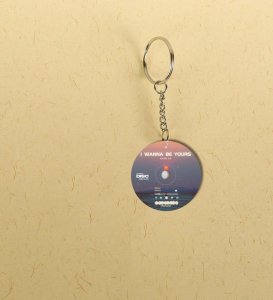 Be Yours Sunset Disc Keychain Set (Pack of 2)