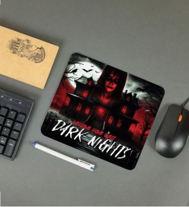 Haunted House Dark Nights Horror Theme Printed Mousepad