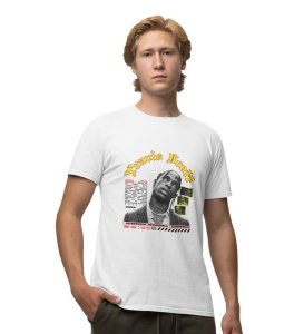 Next Level Vibes : Elevate the Experience Graphic Printed White T-Shirt