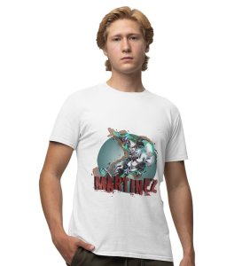 Street King : Martinez in Overdrive Graphic Printed White T-Shirt