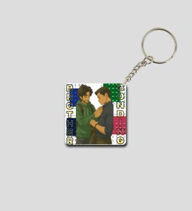 Bond Beyond Blood Brother Love Forever Printed Keychain Pack of 2