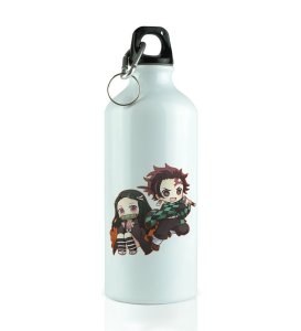 Joyful Siblings Pose Bottle Aluminium Printed Sipper Bottle 600ml