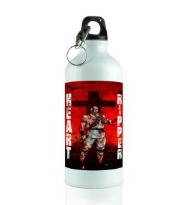 Dark Red Killer Fighter Design Aluminium Printed Sipper Bottle 600ml